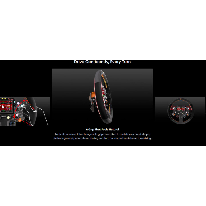 Волан SIMAGIC Zeus Sport, 320mm, модулен дизайн, 7 сменяеми дръжки - ZEUS SPORT - 7