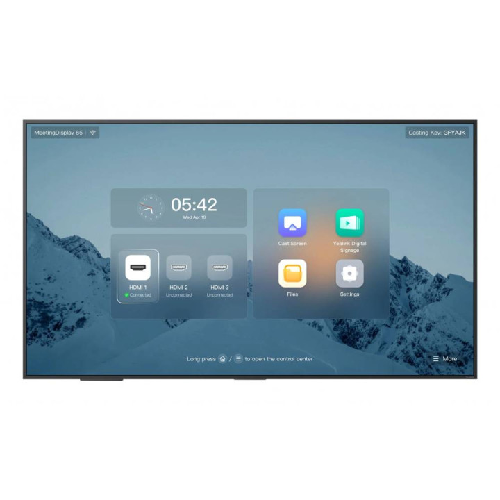 Професионален дисплей за видеоконференции Yealink MeetingDisplay, 65" 4K - 1203690 - 8
