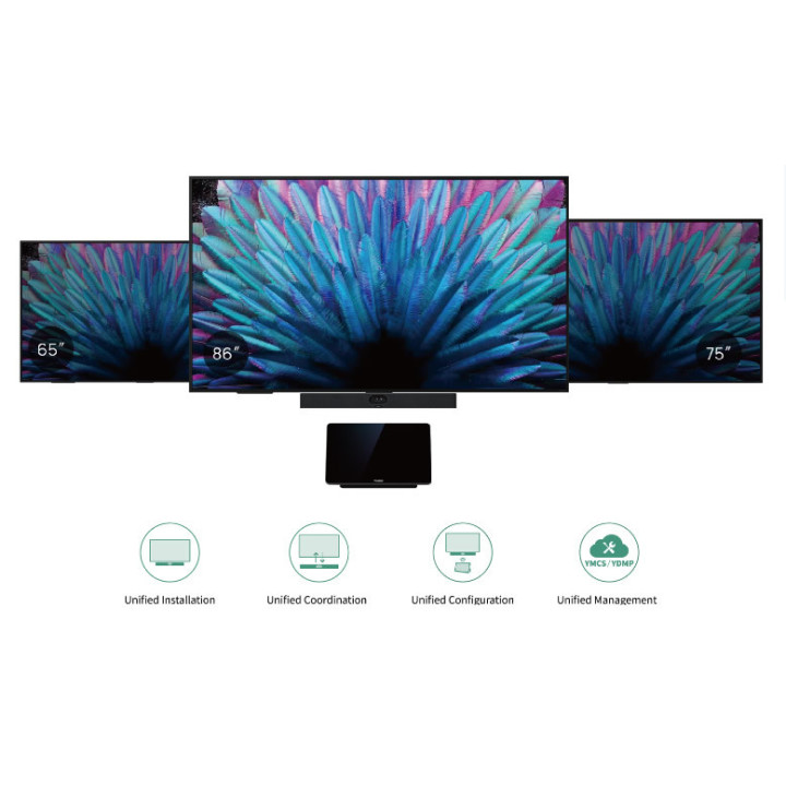 Професионален дисплей Yealink MeetingDisplay, 75" 4K, за видеоконференции - 1203691 - 2