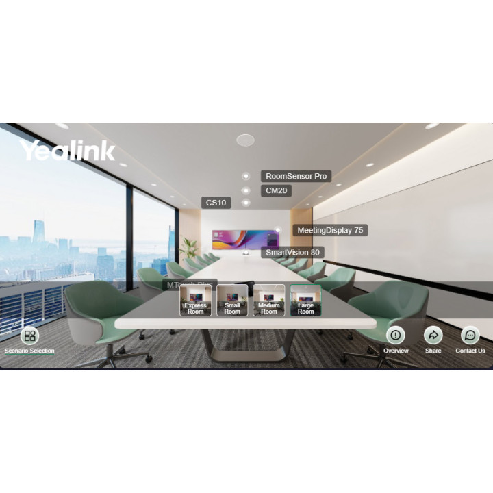 Професионален дисплей Yealink MeetingDisplay, 75" 4K, за видеоконференции - 1203691 - 9
