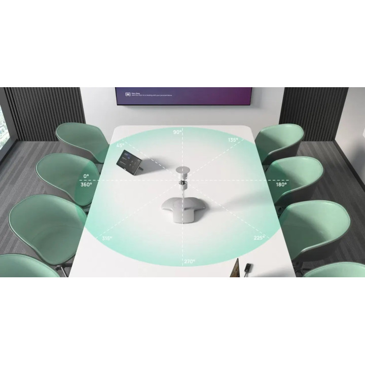 Конферентна камера Yealink SmartVision 60, 360° зрително поле, 360° улавяне на звук, Microsoft Teams - 1303130 - 3
