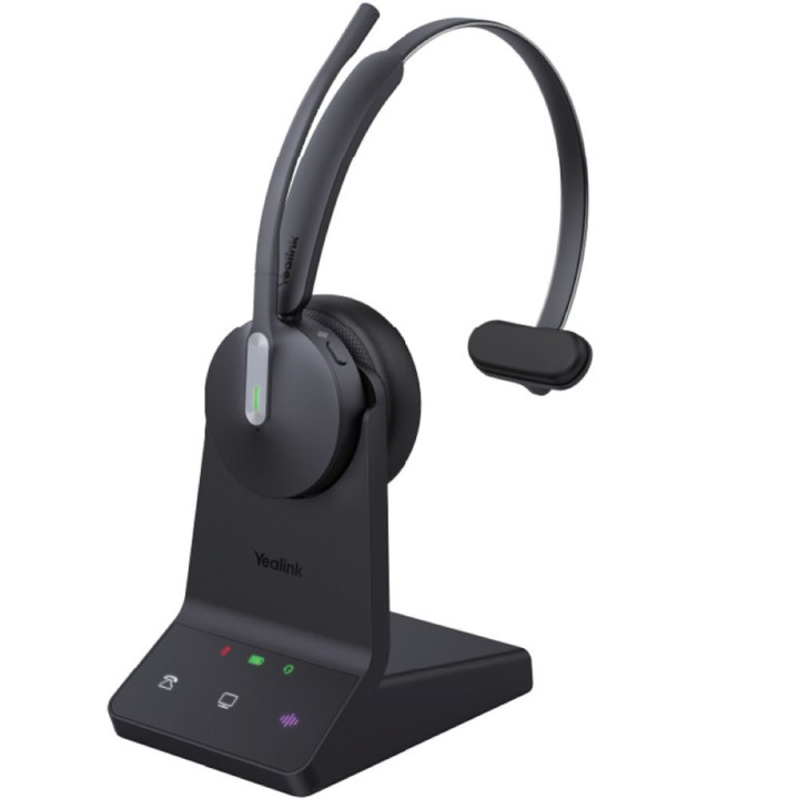 Безжична слушалка Yealink WH64 Mono Teams, DECT & Bluetooth - 1208671 - 1