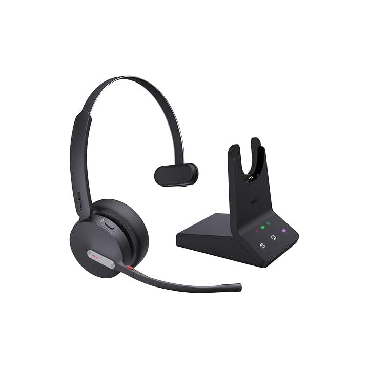 Безжична слушалка Yealink WH64 Mono Teams, DECT & Bluetooth - 1208671 - 2