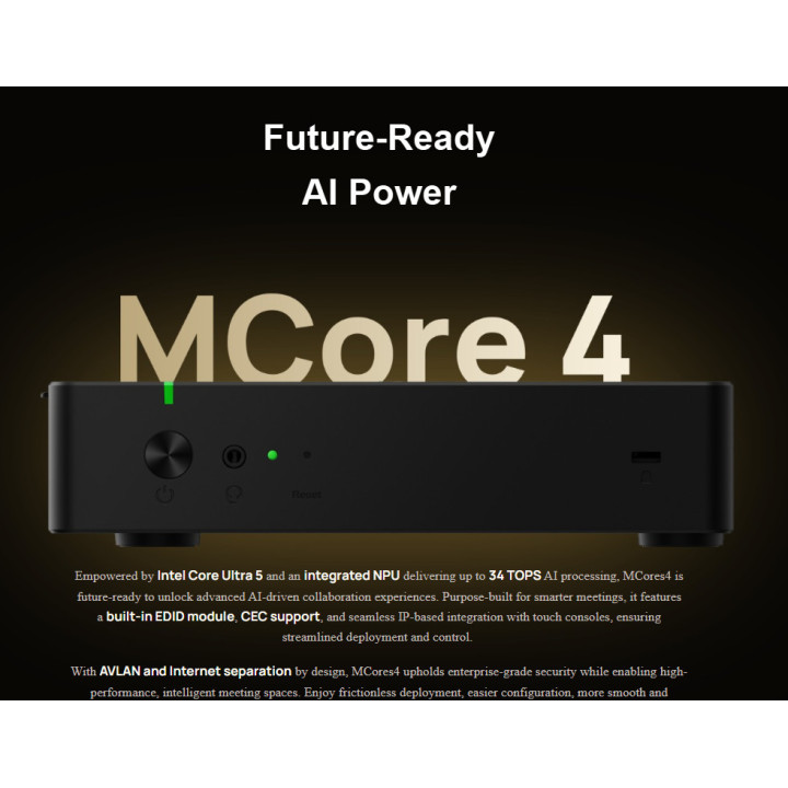Видеоконферентна система Yealink MVC S80-C5U-000, Microsoft Teams Rooms, за големи зали - 1106798 - 7