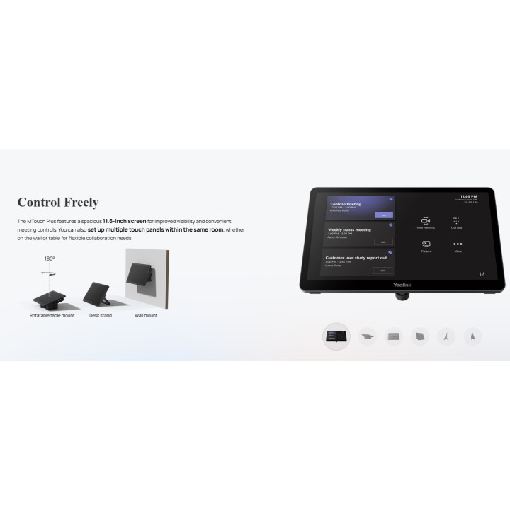 Видеоконферентна система Yealink MVC S80-C5U-000, Microsoft Teams Rooms, за големи зали - 1106798 - 8