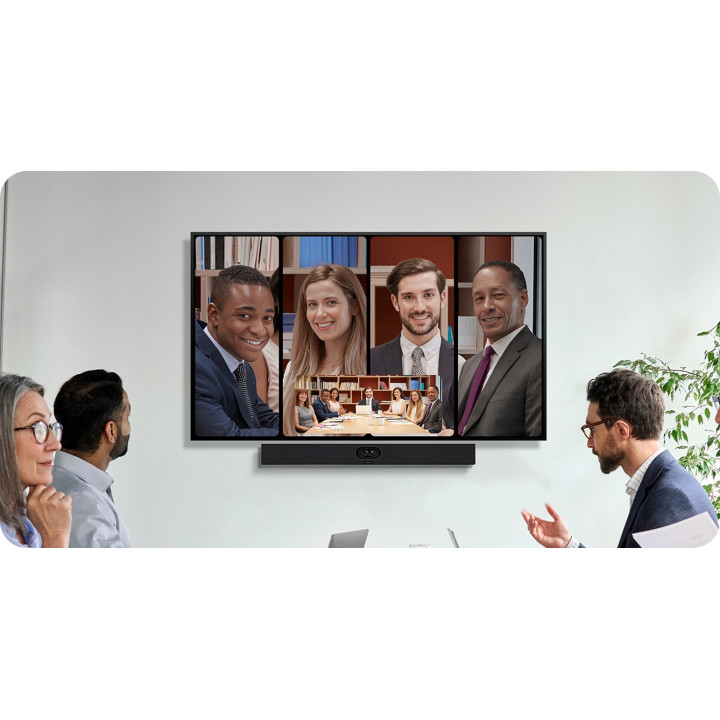 Видеобар Yealink SmartVision 40, 4K UHD 3840x2160, 120° зрително поле, AI шумопотискане - 1206656 - 3