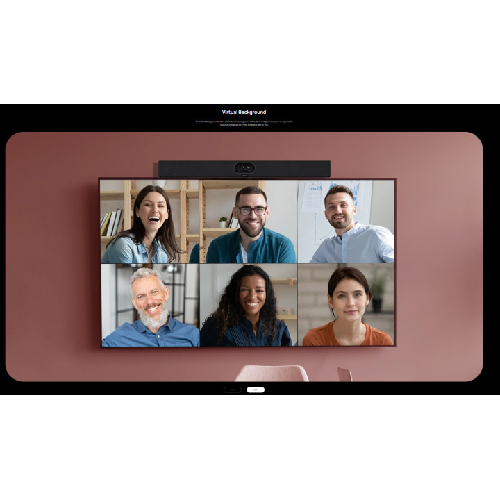 Видеобар Yealink SmartVision 40, 4K UHD 3840x2160, 120° зрително поле, AI шумопотискане - 1206656 - 6