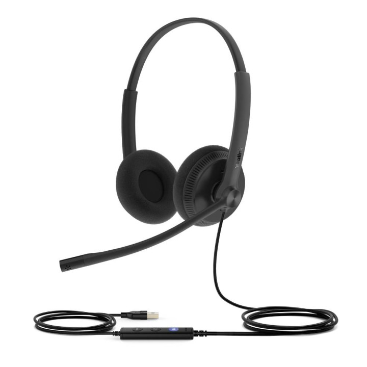 Слушалки Yealink UH34 Lite, стерео, дунапренови наушници, USB-A - 1308048 - 1