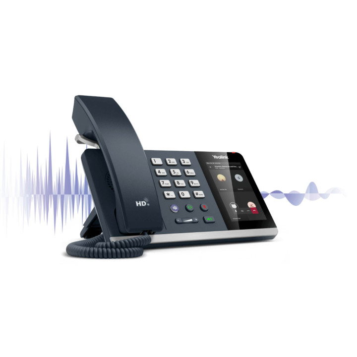 IP телефон Yealink MP54, Bluetooth донгъл, WiFi донгъл, Microsoft Teams, сив - 1301198 - 2