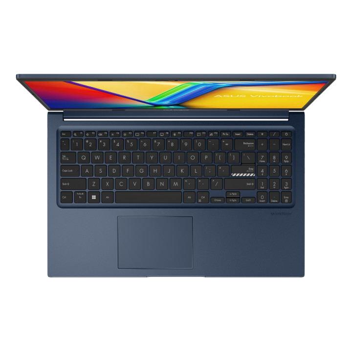 Лаптоп ASUS Vivobook X1504VA-BQ5718NA, 15.6" Full HD IPS, Intel Core 3 100U, 8GB DDR5, 256GB SSD, No OS - 90NB13Y1-M03TE0 - 8