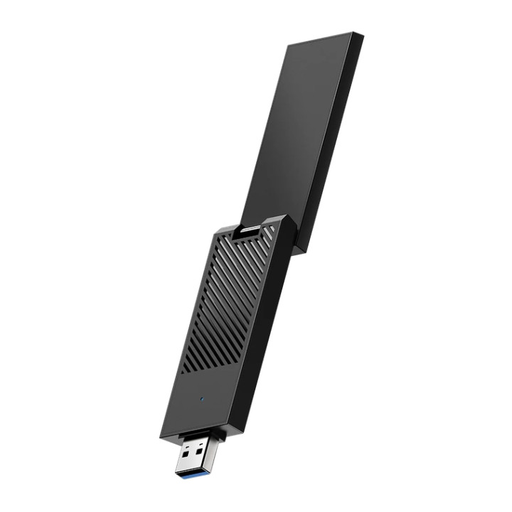 Wi-Fi адаптер Cudy WU6500, Tri-Band Wi-Fi 7 BE6500, USB 3.0, 2880Mbps@6GHz, 2880Mbps@5GHz, 688Mbps@2.4GHz - 1