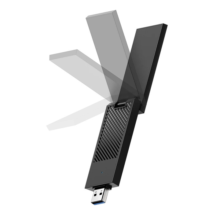 Wi-Fi адаптер Cudy WU6500, Tri-Band Wi-Fi 7 BE6500, USB 3.0, 2880Mbps@6GHz, 2880Mbps@5GHz, 688Mbps@2.4GHz - 3