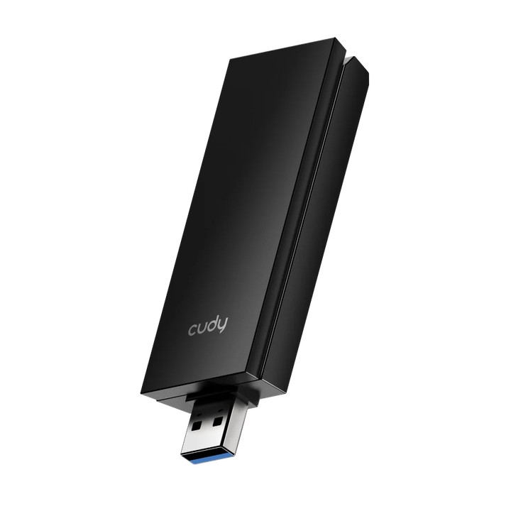 Wi-Fi адаптер Cudy WU6500, Tri-Band Wi-Fi 7 BE6500, USB 3.0, 2880Mbps@6GHz, 2880Mbps@5GHz, 688Mbps@2.4GHz - 4