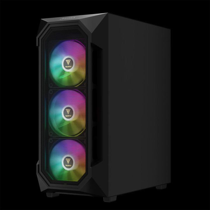 Кутия за компютър Gamdias AURA GC1 Elite, ATX, Mesh, RGB, Tempered Glass - GAMDIAS-AURA-GC1-ELITE - 6
