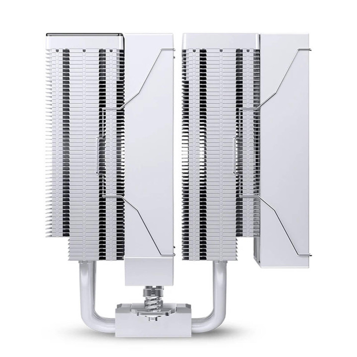 Охладител за процесор Jonsbo CC90 Dual Tower, 130mm Display, Бял - CPJB-092 - 5