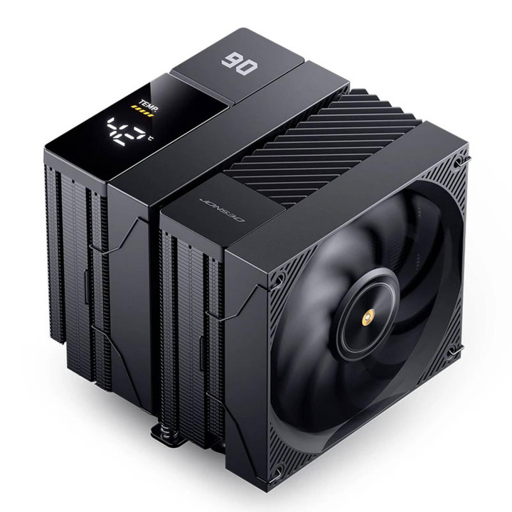 Охладител за процесор Jonsbo CC90 Dual Tower, 130mm дисплей, 120mm вентилатор - CPJB-091 - 1