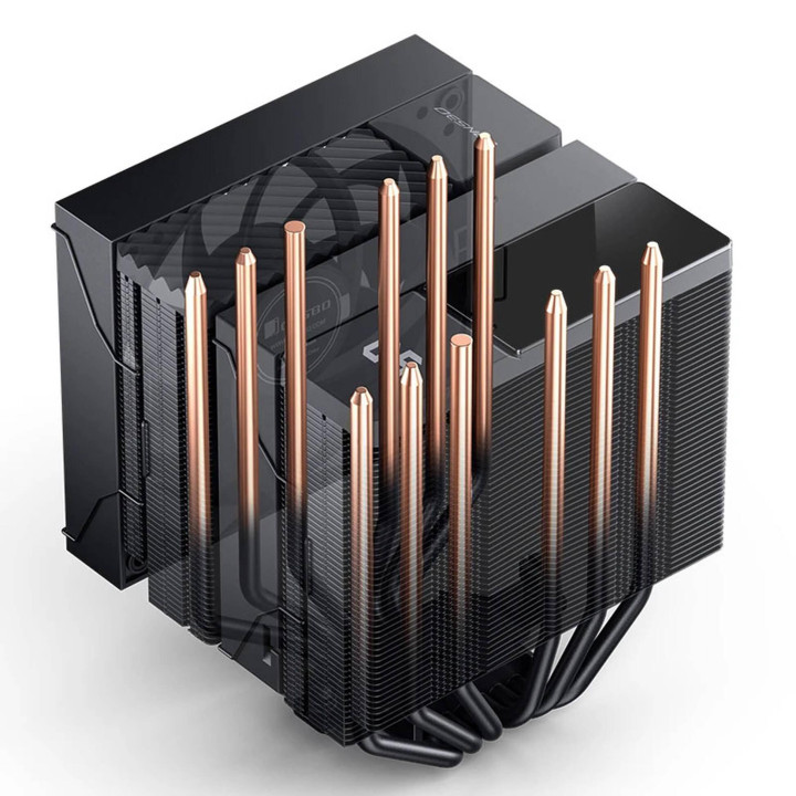 Охладител за процесор Jonsbo CC90 Dual Tower, 130mm дисплей, 120mm вентилатор - CPJB-091 - 8