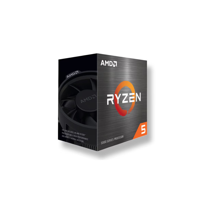 Процесор AMD Ryzen 5 5500F, 6-ядрен (4.4GHz, 19MB Cache, 65W, AM4) Box - 100-100001905BOX - 2