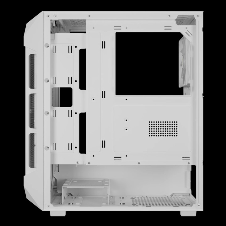 Кутия за компютър Gamdias AURA GC1 Elite White, ATX, Mesh, RGB, Tempered Glass - GAMDIAS-AURA-GC1-ELITE-WH - 8