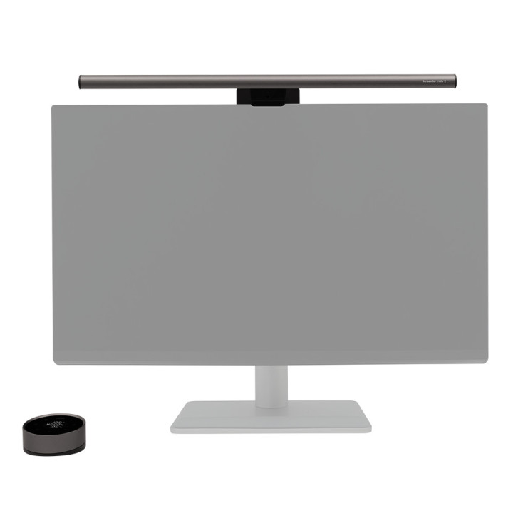 Лампа за четене за монитор BenQ ScreenBar Halo 2, тъмно сива - 9H.W4PWT.ES1 - 9