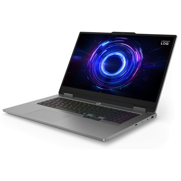 Лаптоп Lenovo LOQ 17IRX10, 17.3" Full HD 165Hz, Intel Core i7-13650HX, NVIDIA RTX 5060 8GB GDDR7 DLSS 4, 24GB, 1TB SSD - 83JH00D