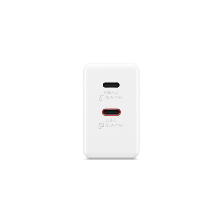 Адаптер Lenovo Dual USB-C, 65W, бял - G0A6065WEU - 12