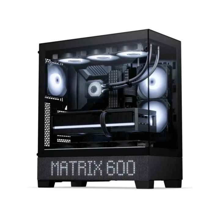Кутия за компютър Phanteks View Matrix, Middle Tower, E-ATX, Tempered Glass, 3x 120mm D-RGB вентилатори - PH-XT523VM1_DBK01 - 10