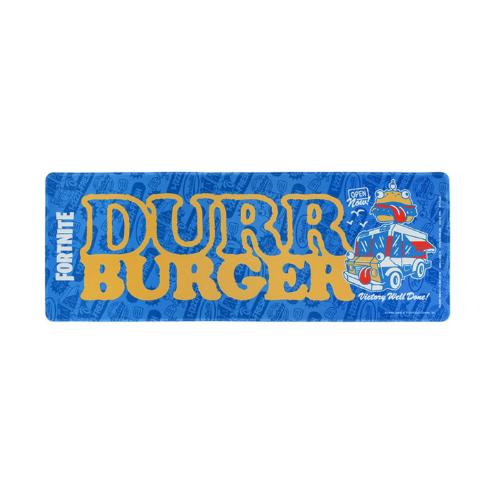 Геймърски пад Paladone Fortnite Durr Burger Desk Mat, XL 800x300mm - PP14537FO - 1