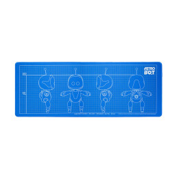 Геймърски пад Paladone Astro Bot Desk Mat, 800x300x2mm, XL - PP14336AB - 1