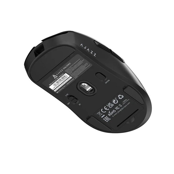 Безжична геймърска мишка Ajazz AJ159 V2 MC, 24000 dpi, 1000Hz, 6 програмируеми бутона, черна - AJ159-V2-MC-BK - 16