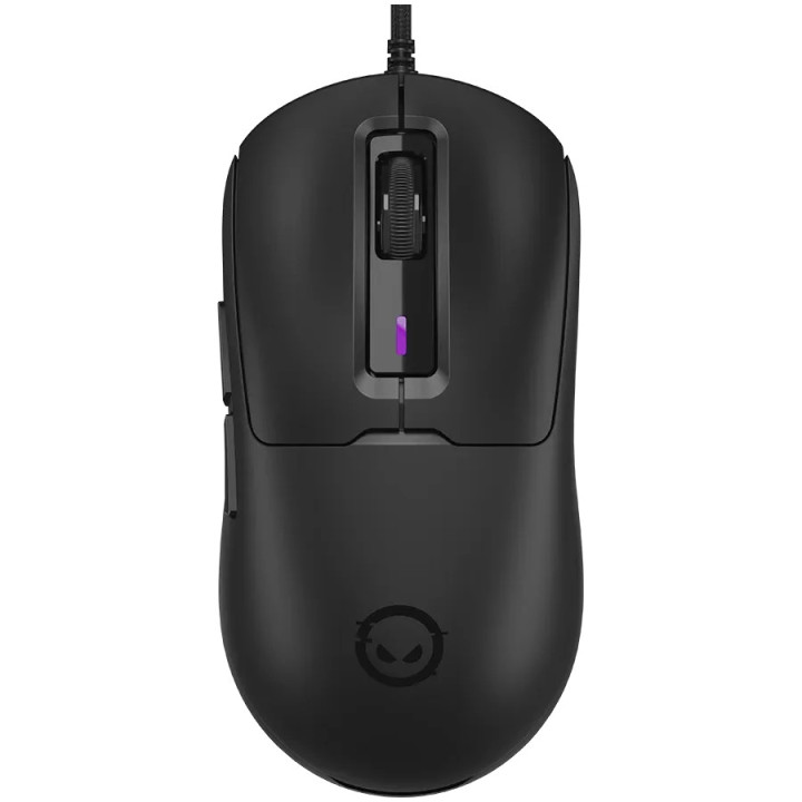 Геймърска мишка LORGAR MSA10R, PixArt 3311, 12000 DPI, 6 бутона, RGB подсветка - LRG-MSA10R-BK - 1