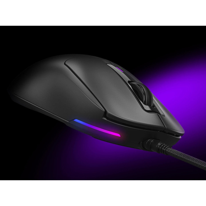 Геймърска мишка LORGAR MSA10R, PixArt 3311, 12000 DPI, 6 бутона, RGB подсветка - LRG-MSA10R-BK - 8