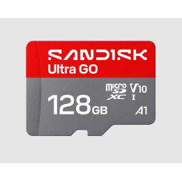 SD карта SanDisk Ultra GO, 128GB microSDXC UHS-I A1 190MB/s - SDSQUGN-128G-GN6MN - 1