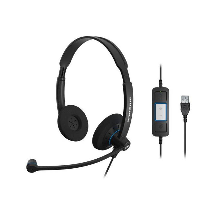Слушалки EPOS IMPACT SC 60, стерео, USB ML - 1000551 - 1