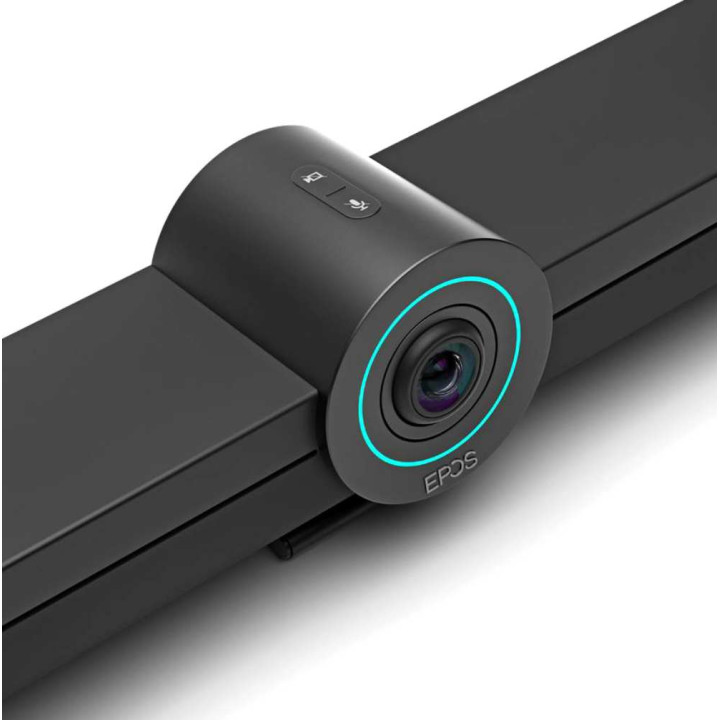 Видеобар EPOS EXPAND Vision 3T Core, 4K камера, Full HD 1080p@60fps, 112° зрително поле, USB-C, Wi-Fi, Bluetooth, Teams - 100116
