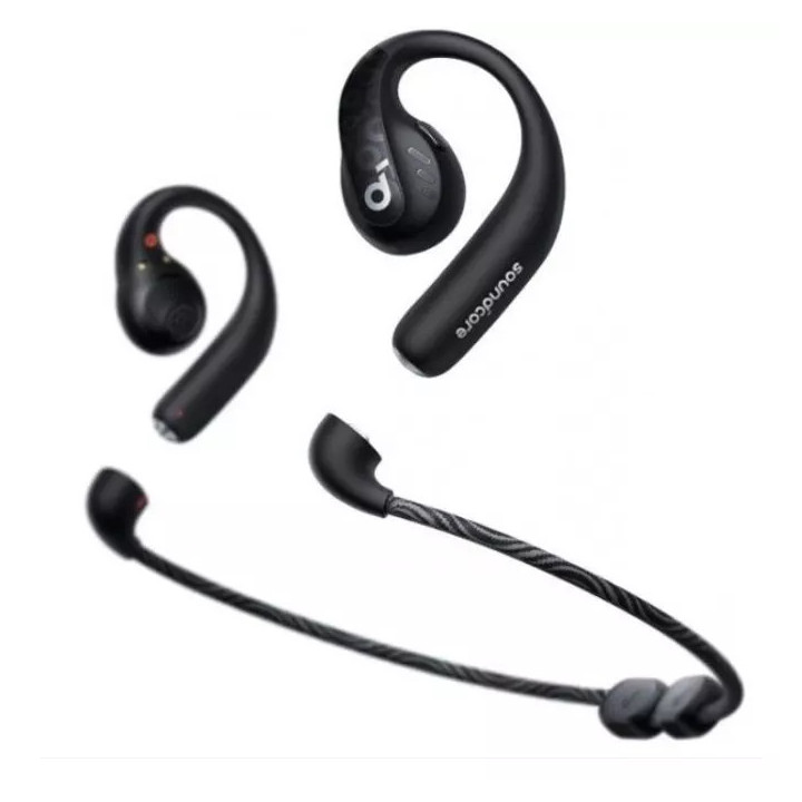 Безжични слушалки Anker SoundCore AeroFit Pro TWS, IPX7, Bluetooth 5.3, черни - A3871G11 - 8