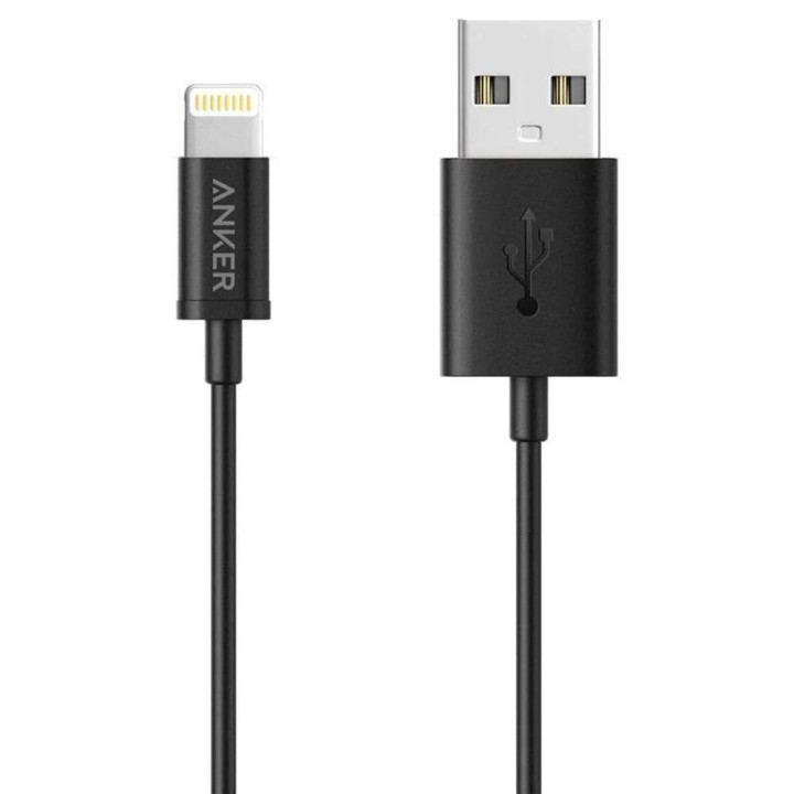 Зареждащ кабел Anker PowerLine Select, USB към Lightning, 90 см - A8012H12 - 1