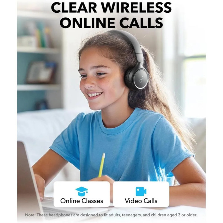 Bluetooth слушалки Anker Soundcore H30i, стерео, черни - A3012G11 - 2
