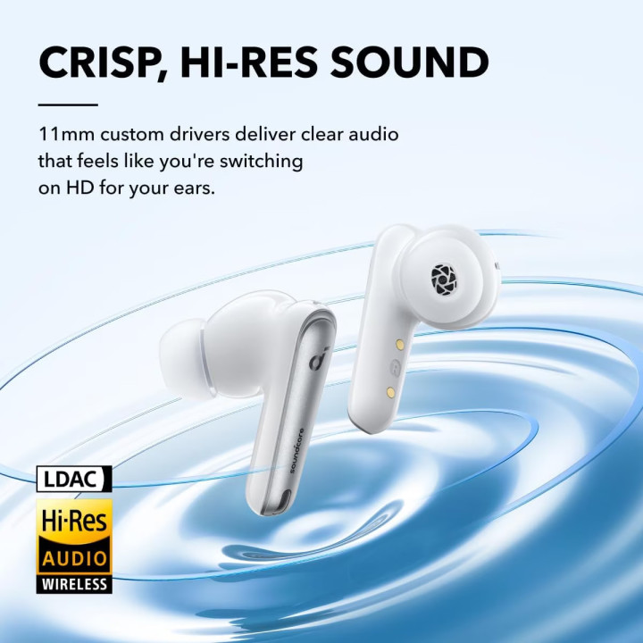 Безжични слушалки Anker Soundcore Liberty 4 ANC, White - A3953G21 - 3