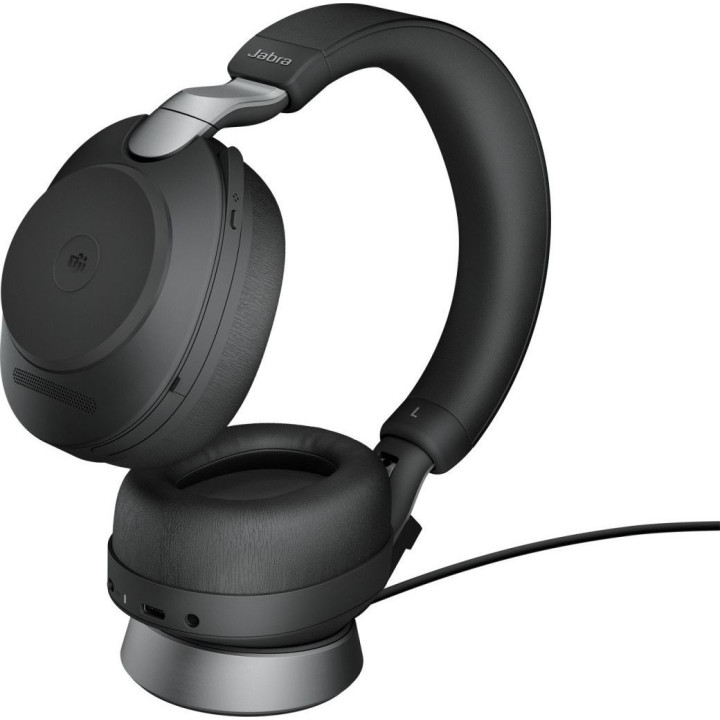 Bluetooth Слушалка Jabra Evolve2 85 MS Stereo, безжична, USB-A адаптер Link380, черна - 28599-999-989 - 13