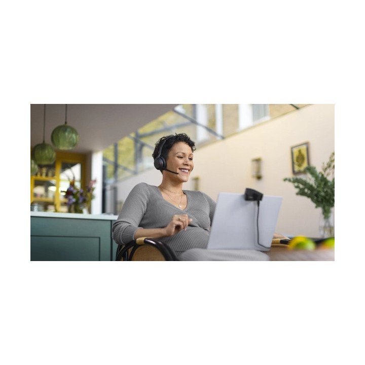 Безжични слушалки Jabra Evolve2 55, стерео, Bluetooth, Link380c, MS, зарядна стойка, черен - 25599-999-889 - 2