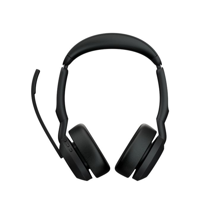 Безжични слушалки Jabra Evolve2 55, стерео, Bluetooth, Link380c, MS, зарядна стойка, черен - 25599-999-889 - 8