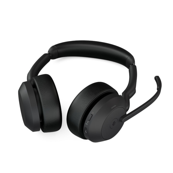 Безжични слушалки Jabra Evolve2 55, стерео, Bluetooth, Link380c, MS, зарядна стойка, черен - 25599-999-889 - 10