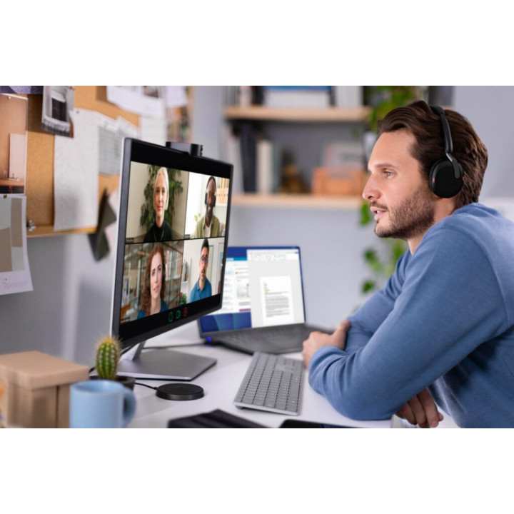 Безжични слушалки Jabra Evolve2 65 Flex, Bluetooth, USB-C, ANC, зарядна подложка, черни - 26699-999-889 - 8