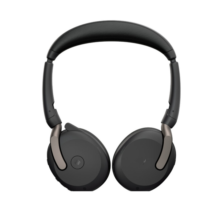 Безжични слушалки Jabra Evolve2 65 Flex, Bluetooth, USB-C, ANC, зарядна подложка, черни - 26699-999-889 - 11