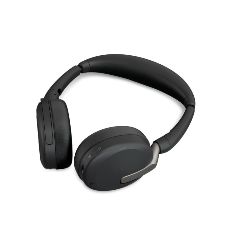 Безжични слушалки Jabra Evolve2 65 Flex, Bluetooth, USB-C, ANC, зарядна подложка, черни - 26699-999-889 - 12