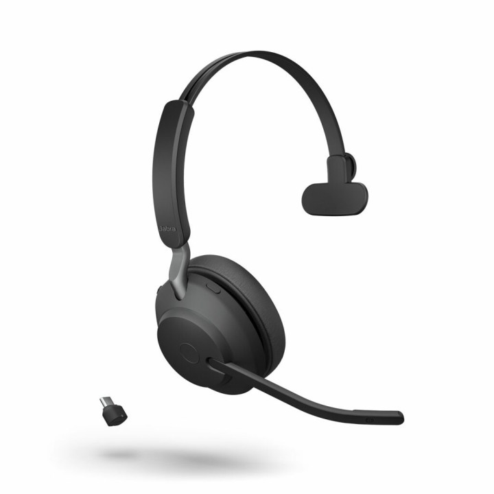 Слушалка Jabra Evolve2 65, моно, UC, Link380 USB-C, черна - 26599-889-889 - 3
