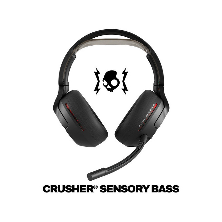 Безжични геймърски слушалки Skullcandy Crusher PLYR 720, черни - S6PCW-T963 - 8