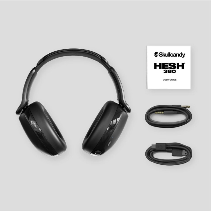 Безжични слушалки Skullcandy Hesh ANC, Over-Ear, Active Noise Cancelling, черни - S6HOW-T740 - 6