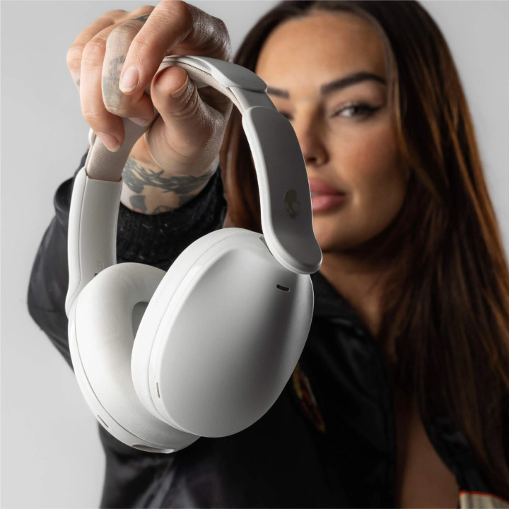 Безжични слушалки Skullcandy Hesh 360 ANC, Over-Ear, Активно шумопотискане, Бели - S6HOW-T001 - 2